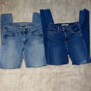 Jean bundle different brand (american eagle and levi’s )